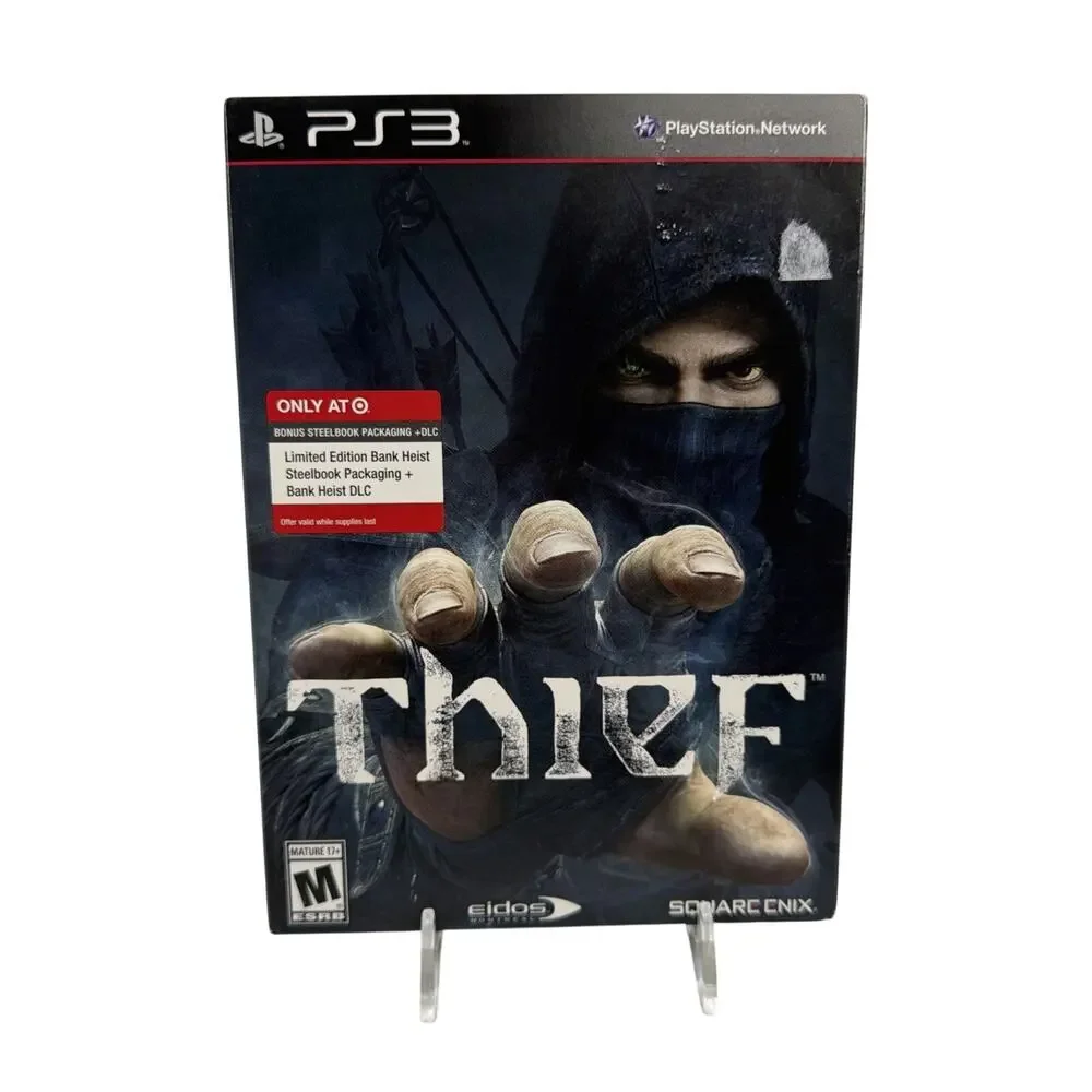 Thief Sony PS3 Bonus Steelbook Target Exclusive DLC Eidos Square Enix Tested